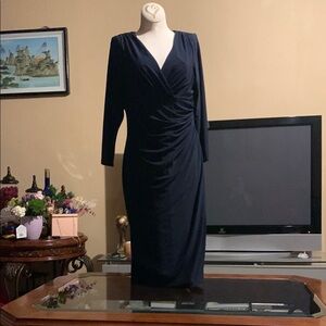 Elegant Navy Blue Dress